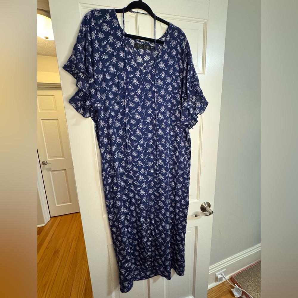 Christy Dawn Poppy Dress in Navy Floral